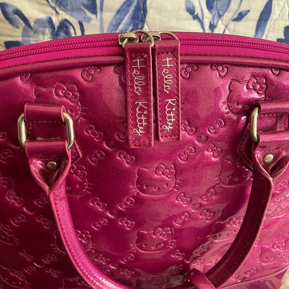 Hello Kitty Pink Embossed Women's Bag - Picture 3 of 5